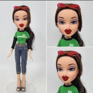 MGA Bratz Style It Jade Asian Doll With Red Lips Blue Eyes Beautiful HTF